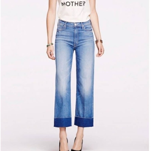 MOTHER Denim - MOTHER Denim The Maverick Cuff Jeans Birds Of Paradise Wash Size 29
